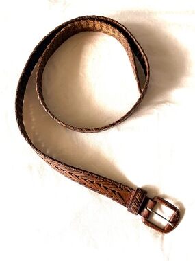 VINTAGE BELT Brown Leather
